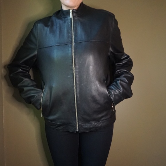 WILSON’S LEATHER Men’s Bomber Jacket - Picture 2 of 9